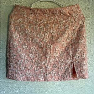Wild Fable Pink Floral Mini Skirt